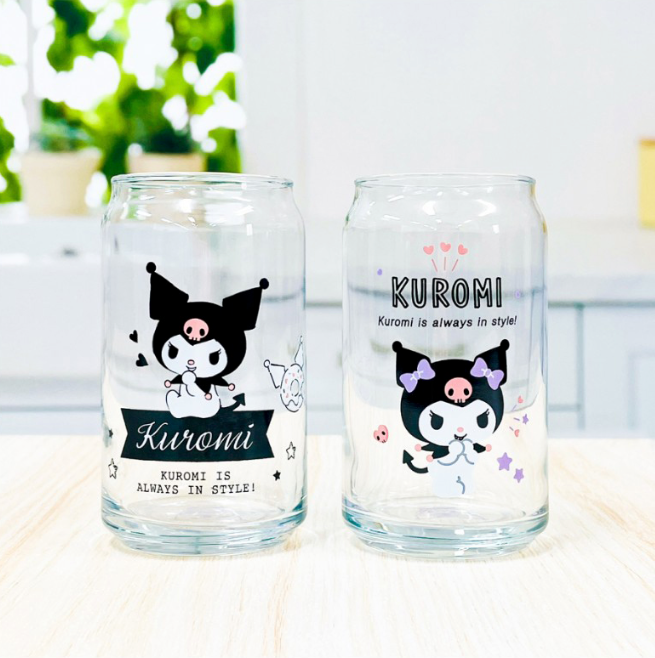 Sanrio Glass Cup Set - Kuromi