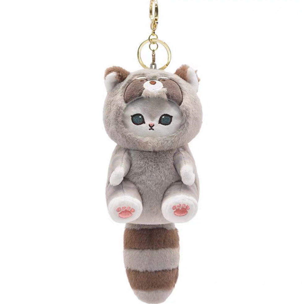 Mofusand Bag Charm - Raccoon