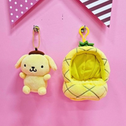 Bag Charm Sanrio Pompompurin Fruit House 13cm