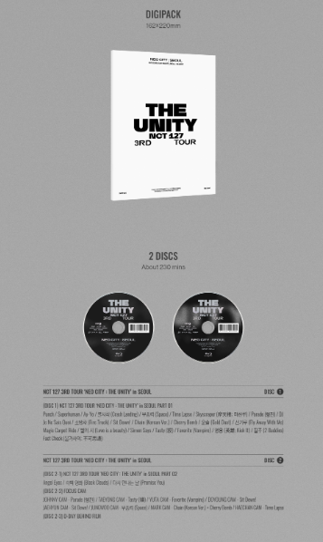 NCT 127 - 3RD TOUR [NEO CITY : SEOUL - THE UNITY] BLU-RAY