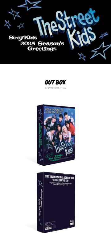 [Pre-Order] STRAY KIDS - 2025 SEASON'S GREETINGS [THE STREET KIDS] + Soundwave POB