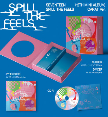 Seventeen 12th Mini Album "Spill The Feels" (Carat Ver.)