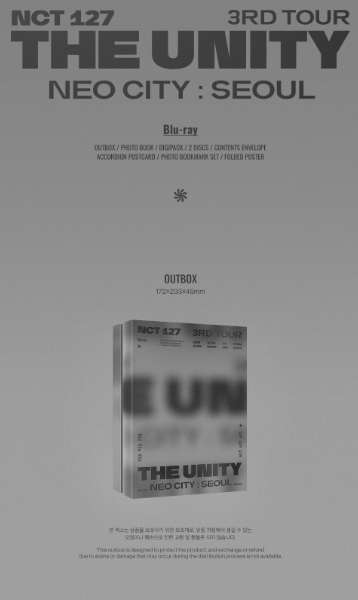 NCT 127 - 3RD TOUR [NEO CITY : SEOUL - THE UNITY] BLU-RAY