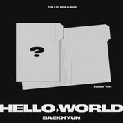 EXO Baekhyun 4th Mini Album "HELLO, WORLD" (Folder Ver.)