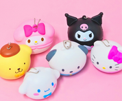 Sanrio Squishy Keyring Random