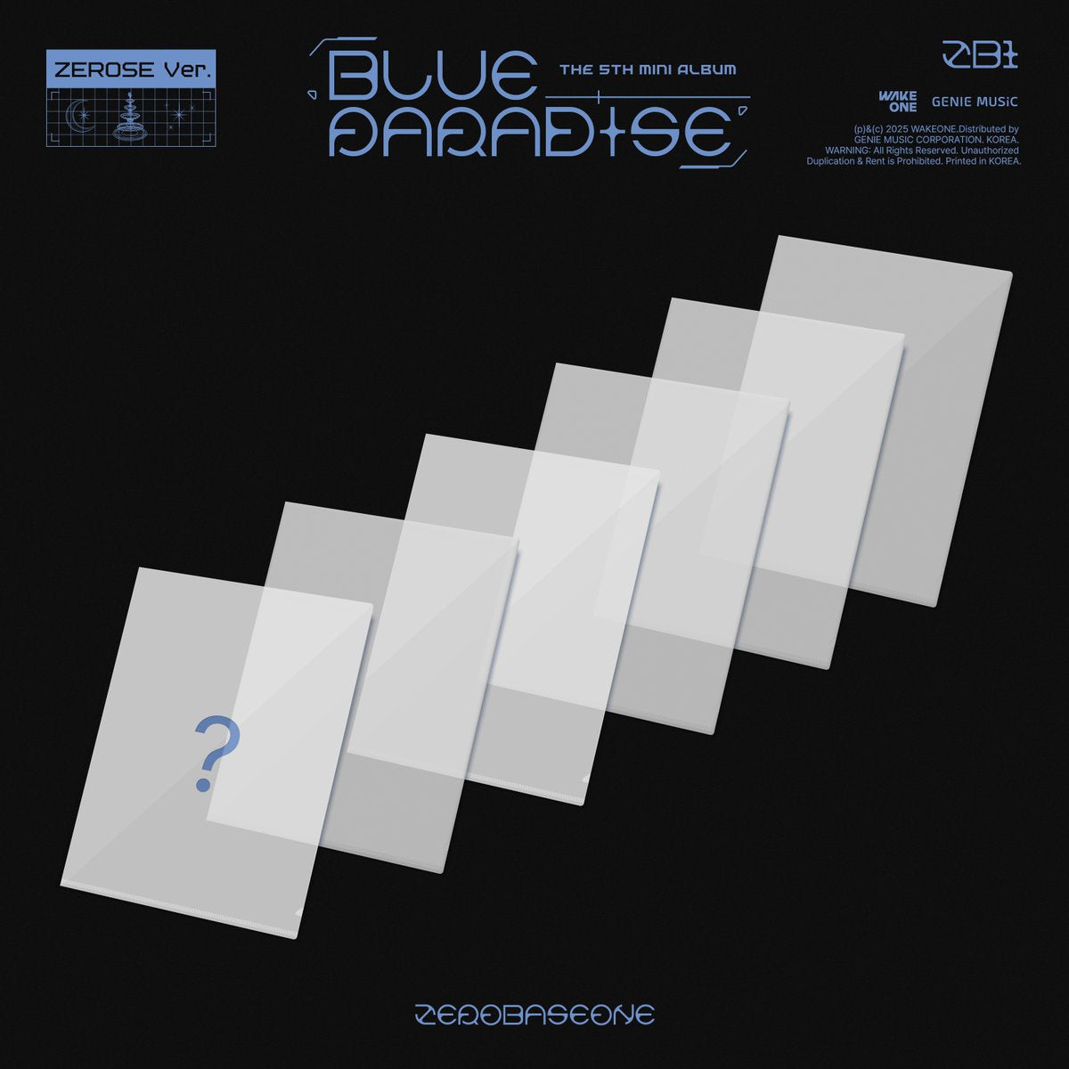 Zerobaseone 5th Mini Album "BLUE PARADISE" (ZEROSE Ver.)