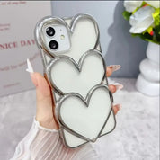 iPhone Case Electroplated Love Mobile Heart