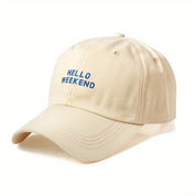 Ball Cap Hello Weekend