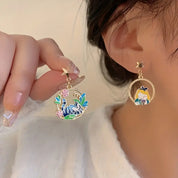 Earrings Alice in Wonderland Tea Time