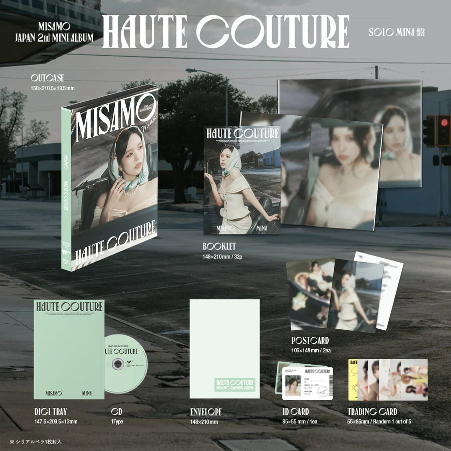 Twice MiSaMo 2nd Japan Mini Album "Haute Couture" [Limited Edition] Solo Ver.