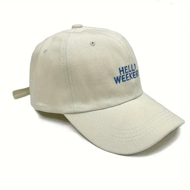 Ball Cap Hello Weekend