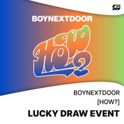 BoyNextDoor 2nd EP Album "HOW?" (Random  Ver.) with Soundwave Lucky Draw