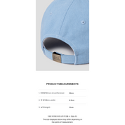 BOYNEXTDOOR X SS - HOW Embroidery Ballcap (Light Blue)