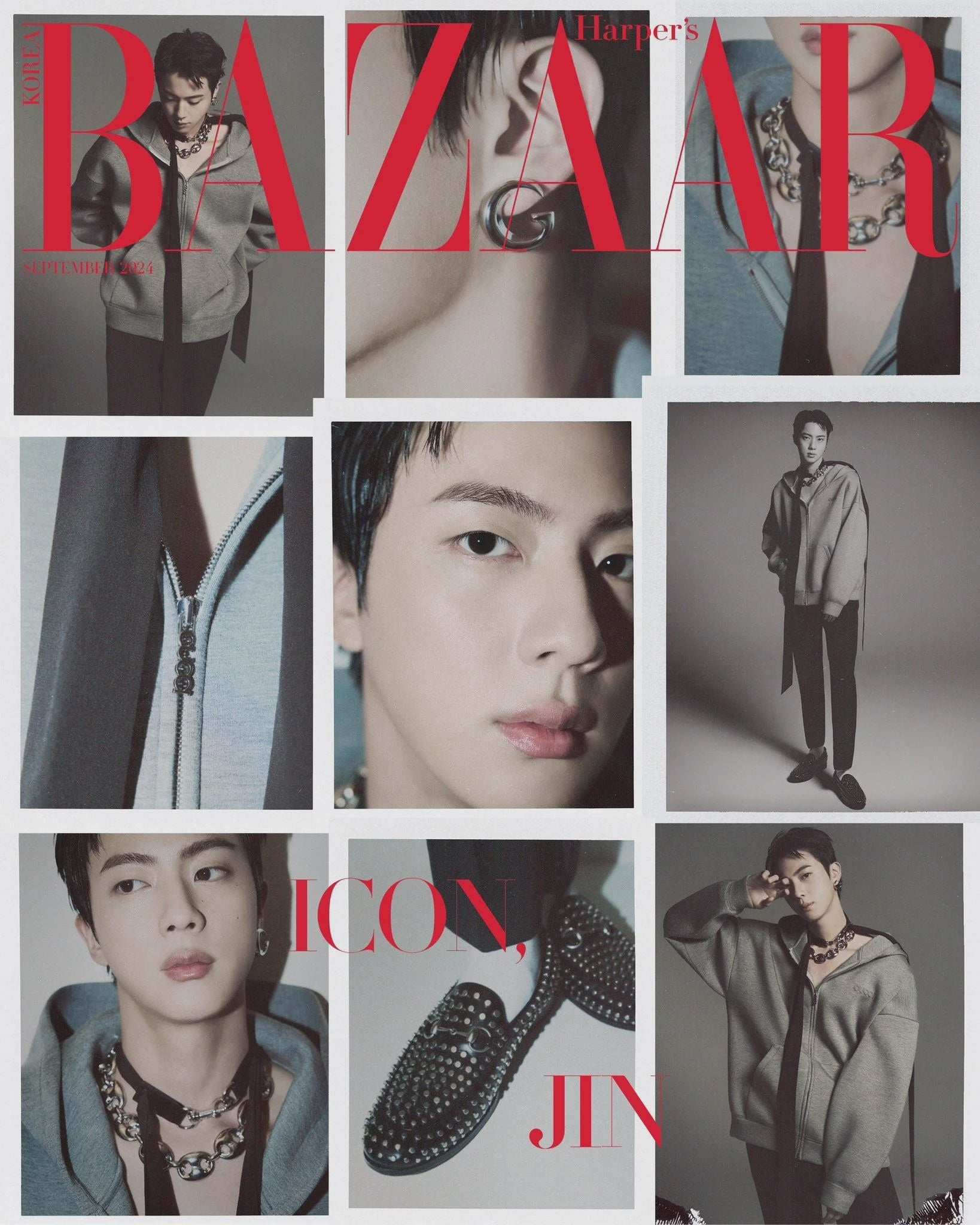 BAZAAR 2024.9 (COVER: BTS JIN)