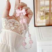 Phone Chain Clover Flower Bowknot