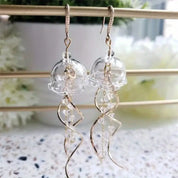 Earrings Dangling Jellyfish