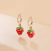 Earrings Dangle Strawberry