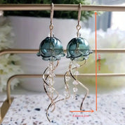 Earrings Dangling Jellyfish