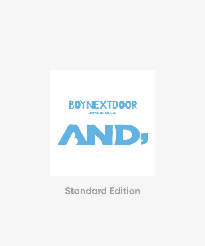 BoyNextDoor 1st Japan Single Alnum "AND," (Standard Ver.)