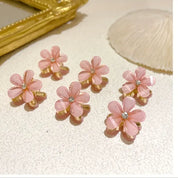 Mini Hair Clip Small Flower Set of 2