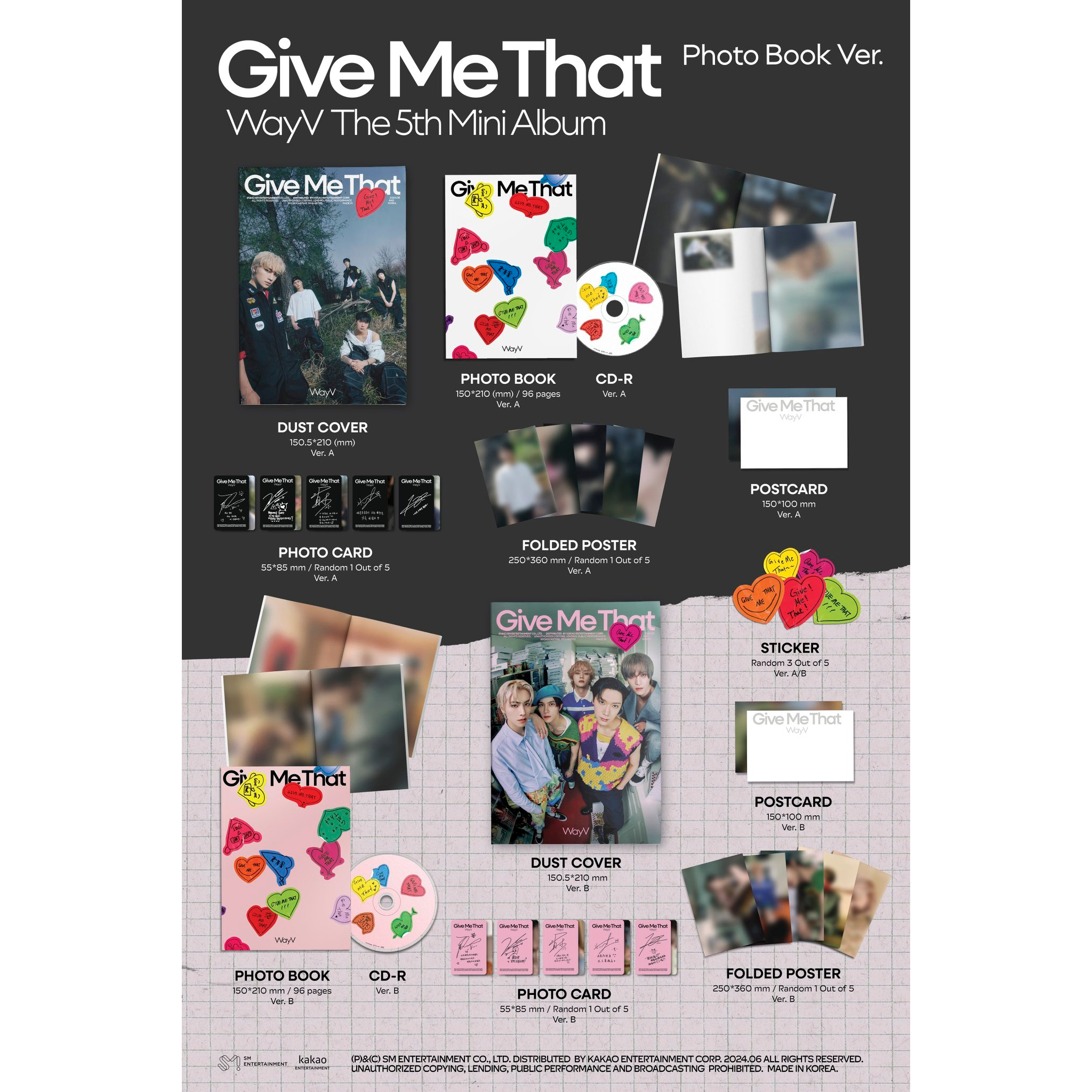 WayV 5th Mini Album "Give Me That"