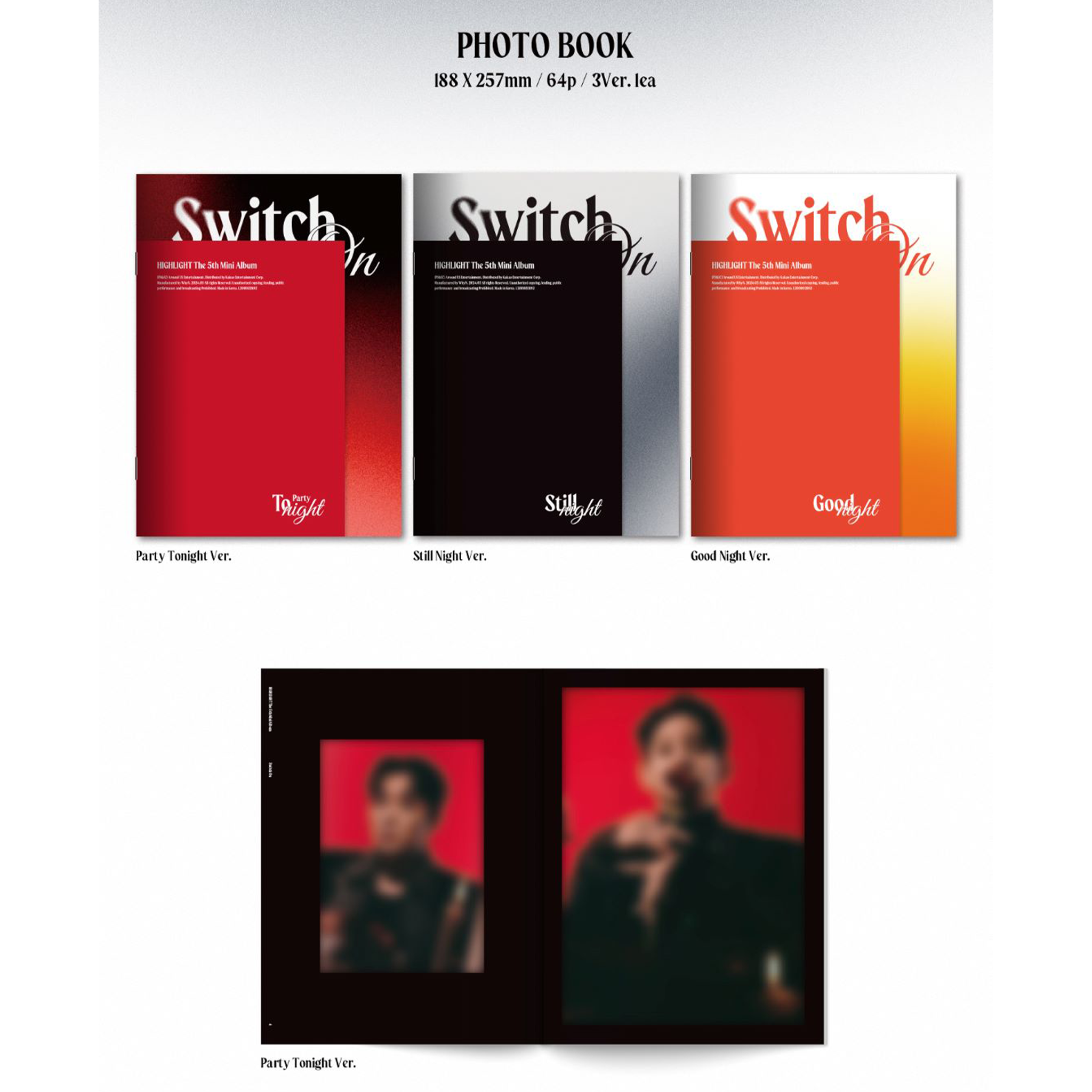 HIGHLIGHT - THE 5TH MINI ALBUM [SWITCH ON]