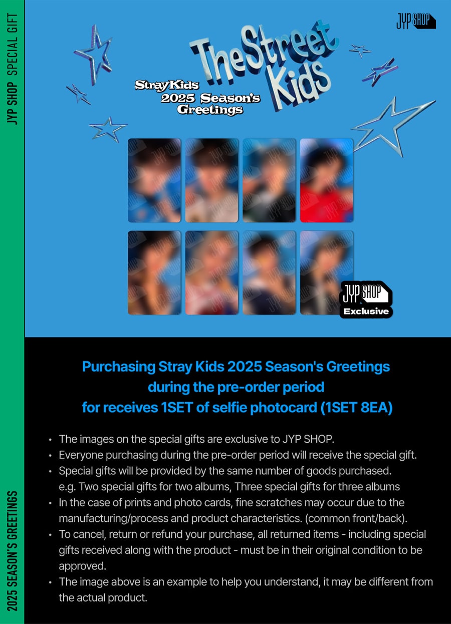 [Pre-Order] STRAY KIDS - 2025 SEASON'S GREETINGS [THE STREET KIDS] + JYP SHOP POB