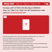 TWICE – 14th Mini Album [STRATEGY] + JYP SHOP POB