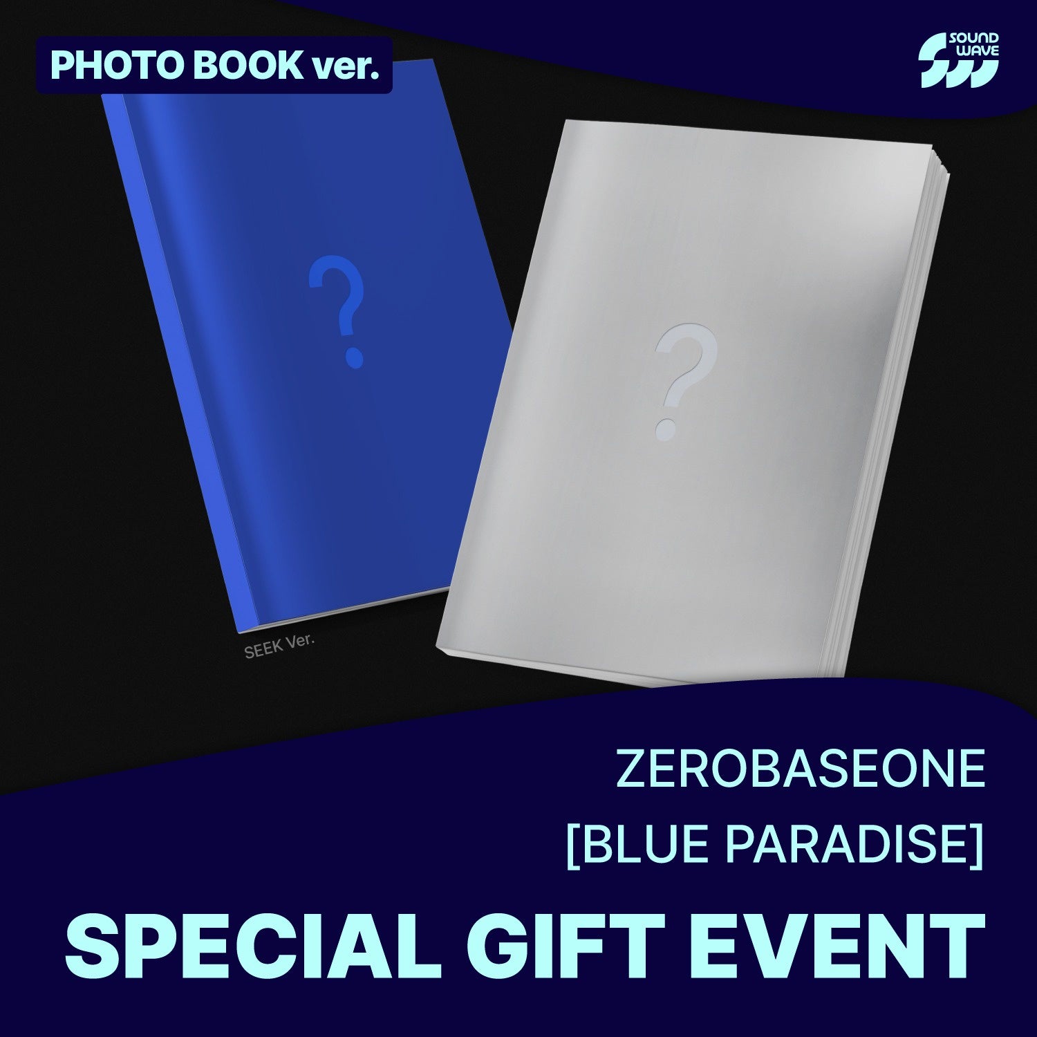 Zerobaseone 5th Mini Album "BLUE PARADISE" (Set)+ Soundwave POB