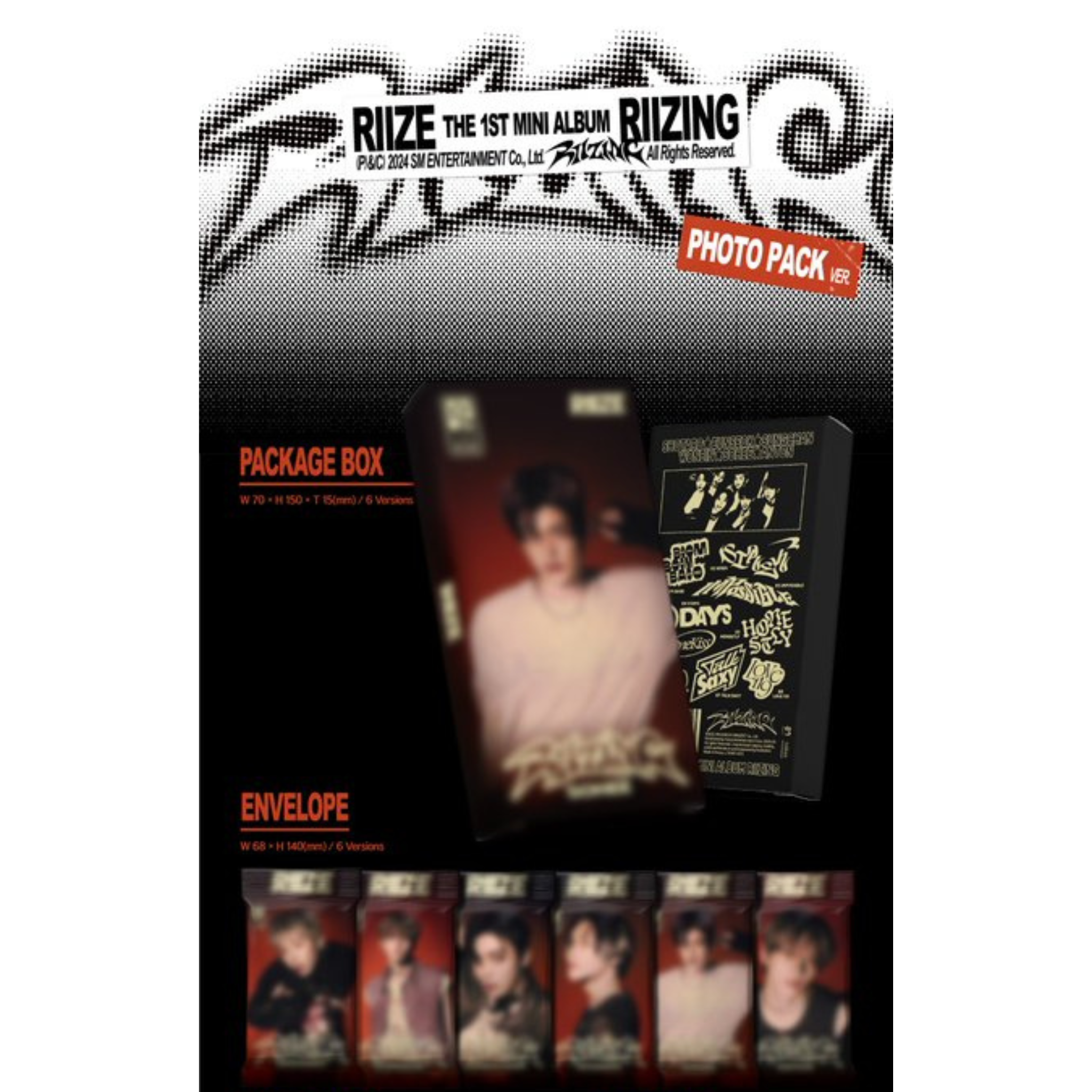 RIIZE 1st Mini Album "RIIZING" (Photo Pack Ver.)