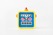 Robot Face Desk Clock (Yellow)