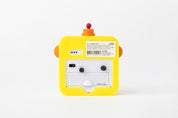 Robot Face Desk Clock (Yellow)