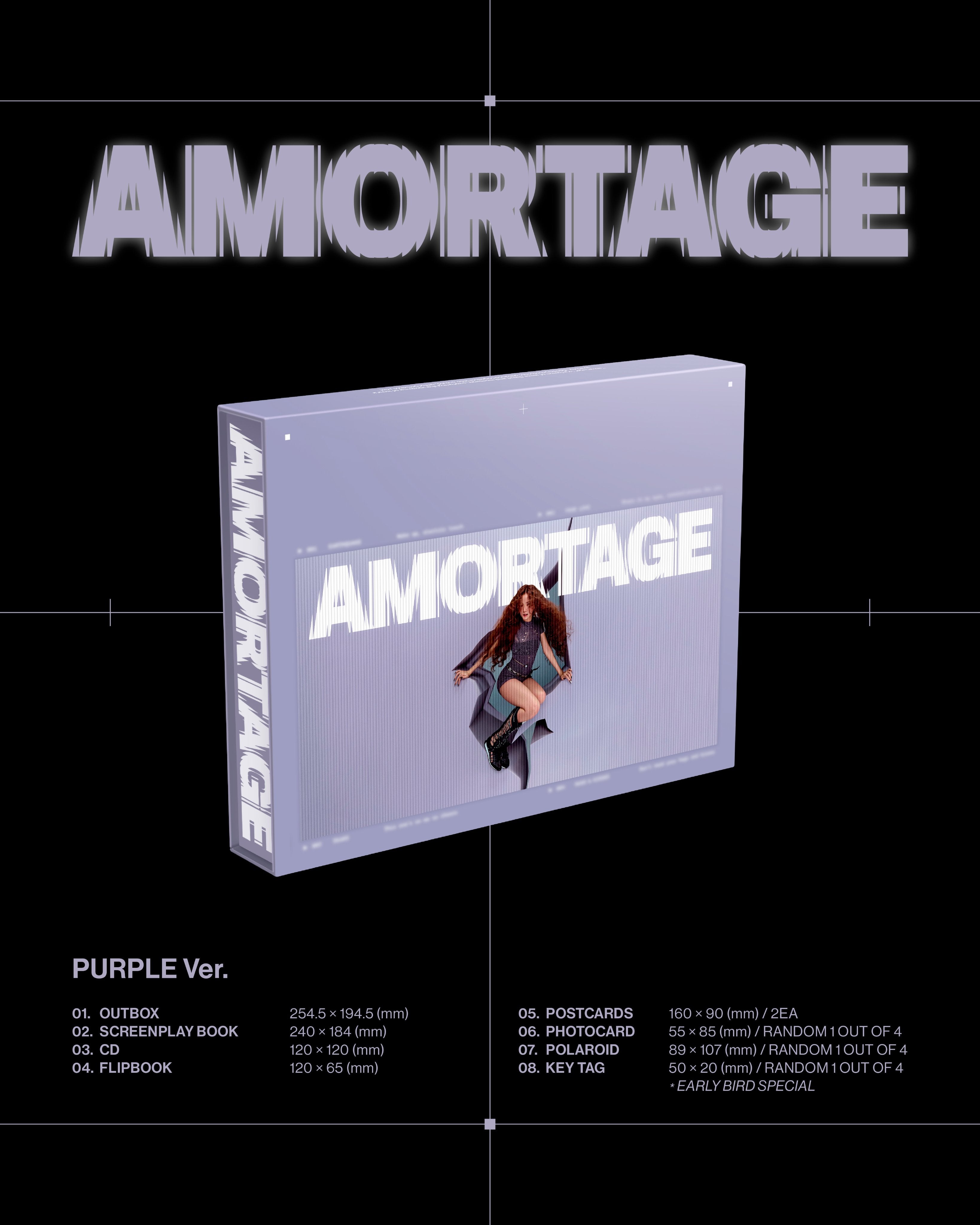 [PRE-ORDER] JISOO - MINI ALBUM [AMORTAGE] EXCLUSIVE EDITION (2 Versions)