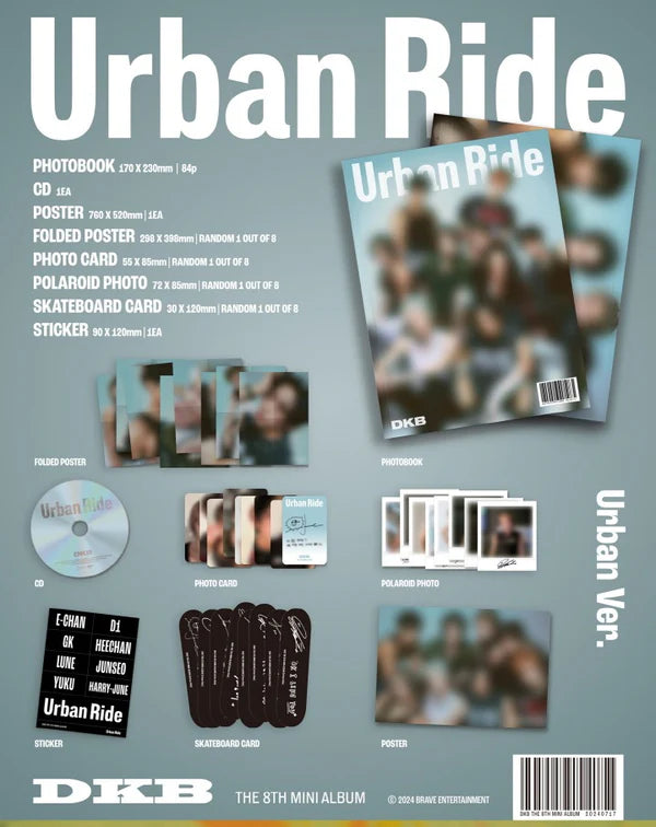 DKB 8th Mini Album "Urban Ride"