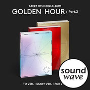 ATEEZ - 11TH EP [GOLDEN HOUR : PART.2] (Photobook ver.) (SET) + Soundwave POB