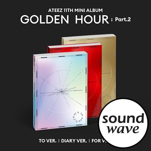 ATEEZ - 11TH EP [GOLDEN HOUR : PART.2] (Photobook ver.) (SET) + Soundwave POB