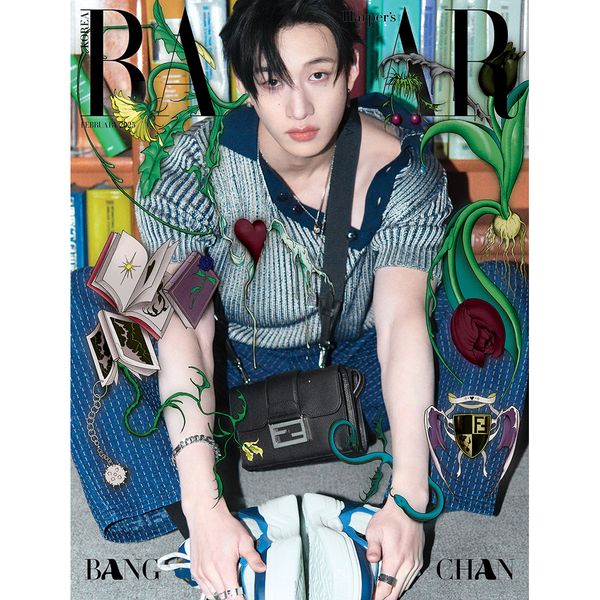 BAZAAR 2025. 02 (Cover : Stray Kids : BANG CHAN)