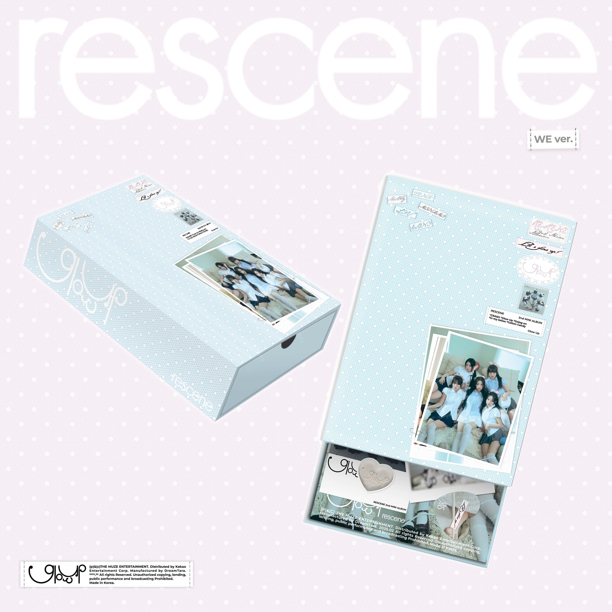 RESCENE 2nd Mini Album "GLOW UP" (WE Ver.)