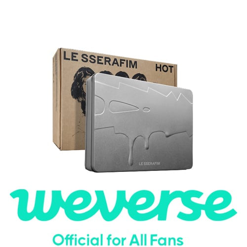 [Pre-Order] [WEVERSE POB] LE SSERAFIM – 5th Mini Album [HOT] (TIN CASE ver.)