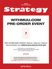 TWICE – 14th Mini Album [STRATEGY] + WITHMUU POB