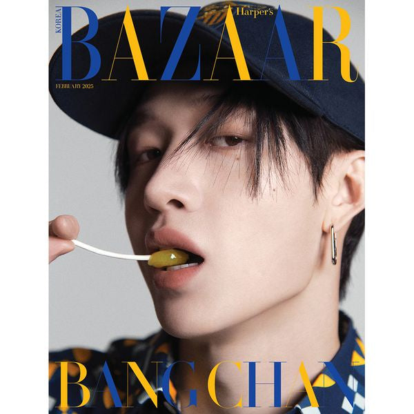 BAZAAR 2025. 02 (Cover : Stray Kids : BANG CHAN)