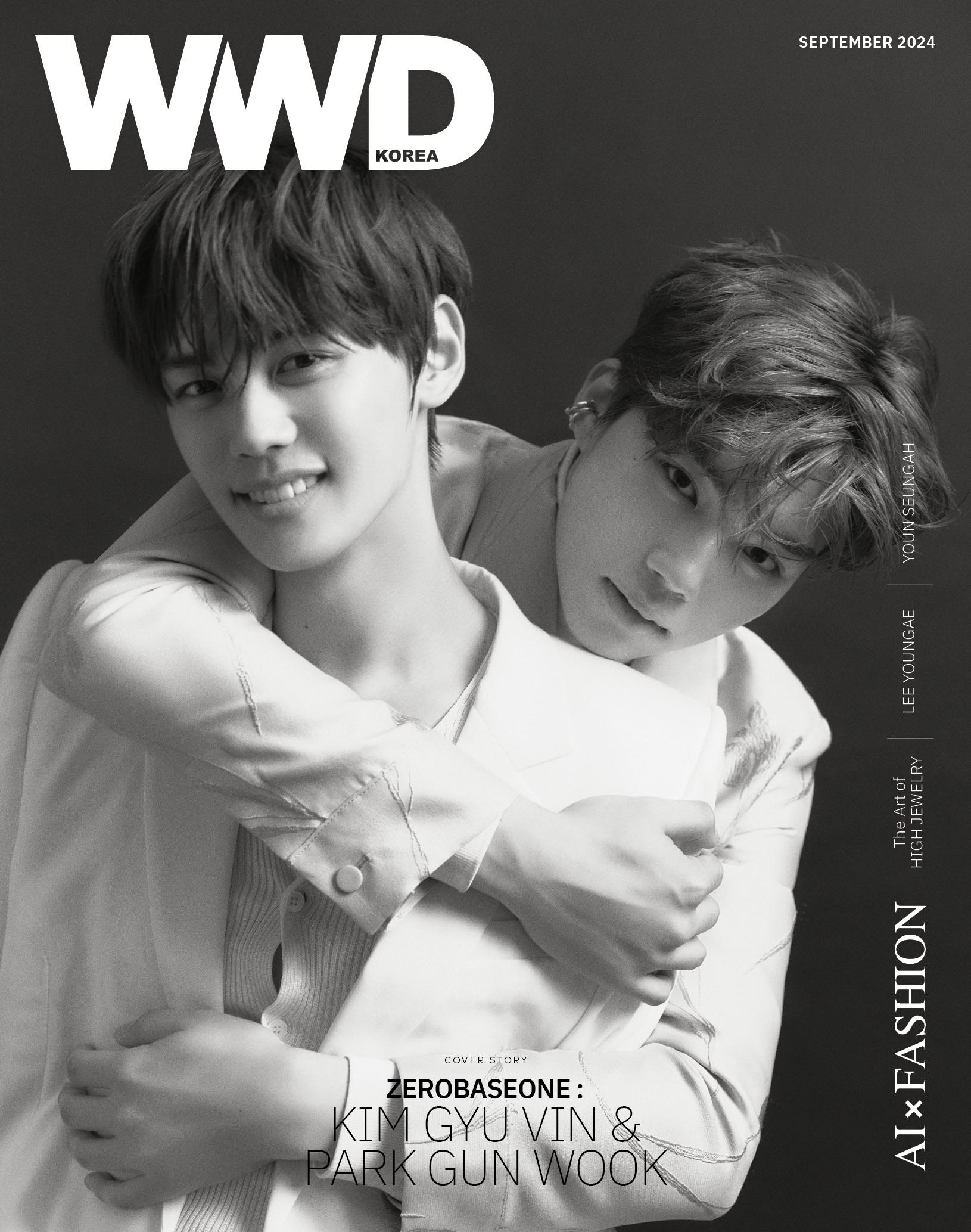 WWD 2024.9 (Cover: Zerobaseone Gun Wook & Gyu Vin)