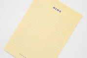 Sticky Memo Pad Grid Yellow