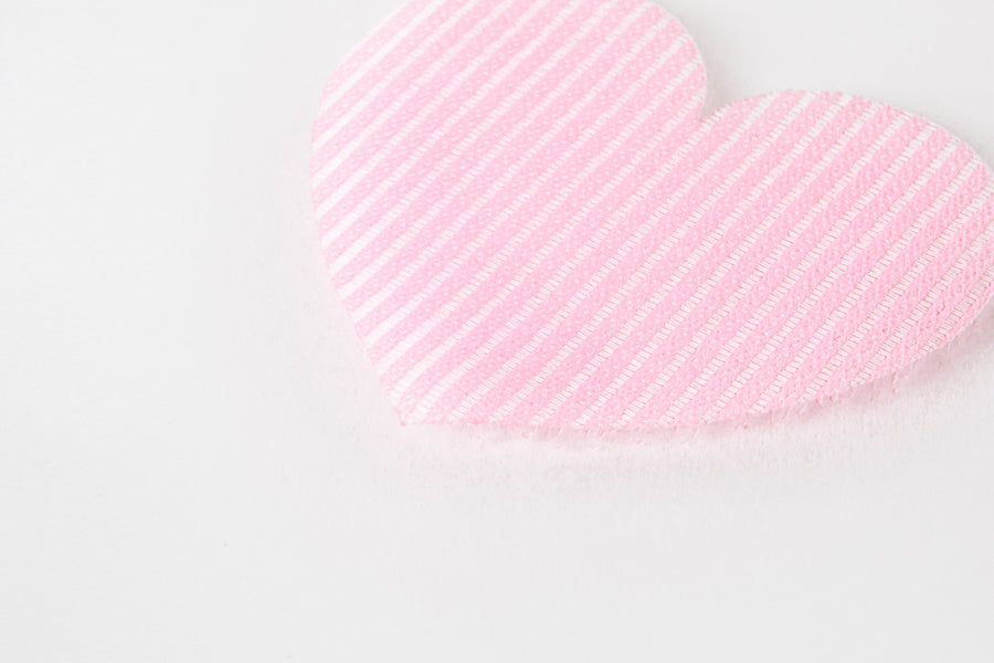 Hair Sheet Pink Heart