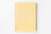 Spring Clear File 40P Yellow Check