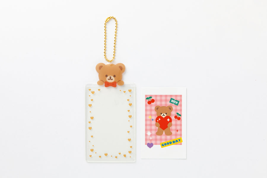 Photocard Transparent case Teddy Bear