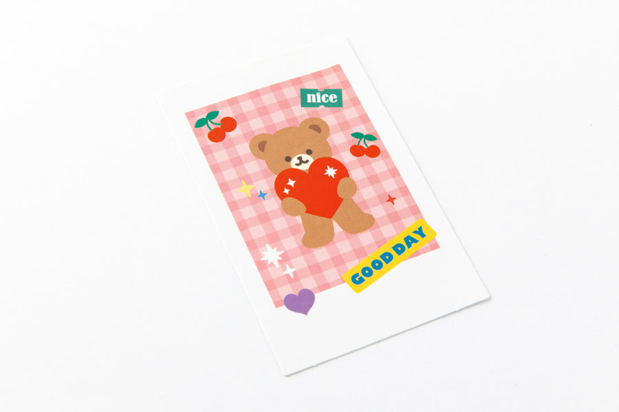 Photocard Transparent case Teddy Bear