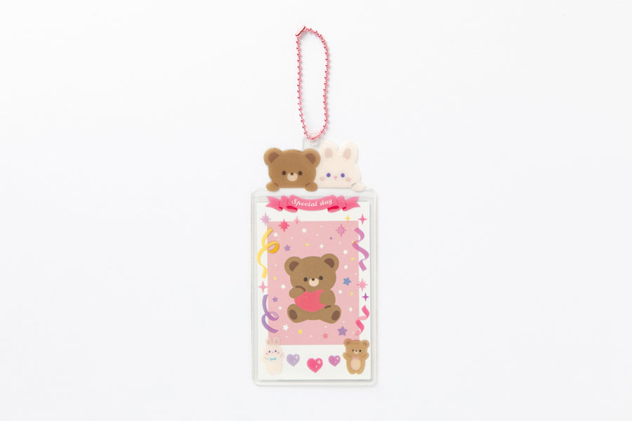 Photo Card Holder Bear & Bunny