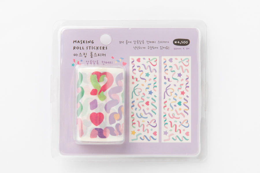 Sticker Roll Confeti