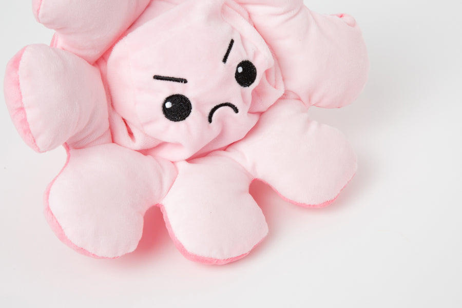 Octopus Doll 18cm Pink-Light Pink